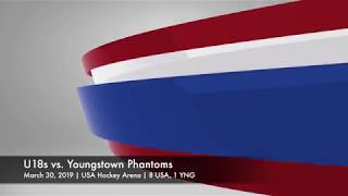 Highlights U18S Close Play At Usa Hockey Arena With An 8 - 1 Victory