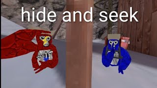 Hide and seek in gorilla tag