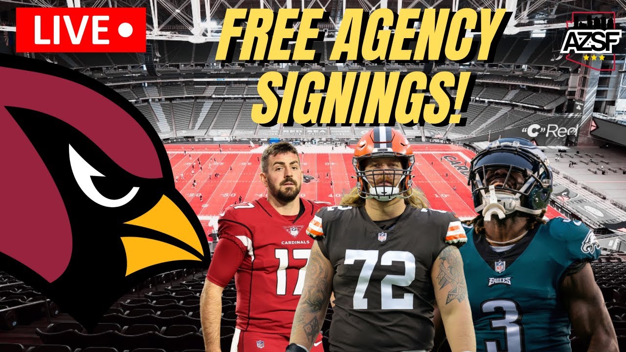 Free Agency Recap For The Arizona Cardinals Mock Draft Let's REBUILD