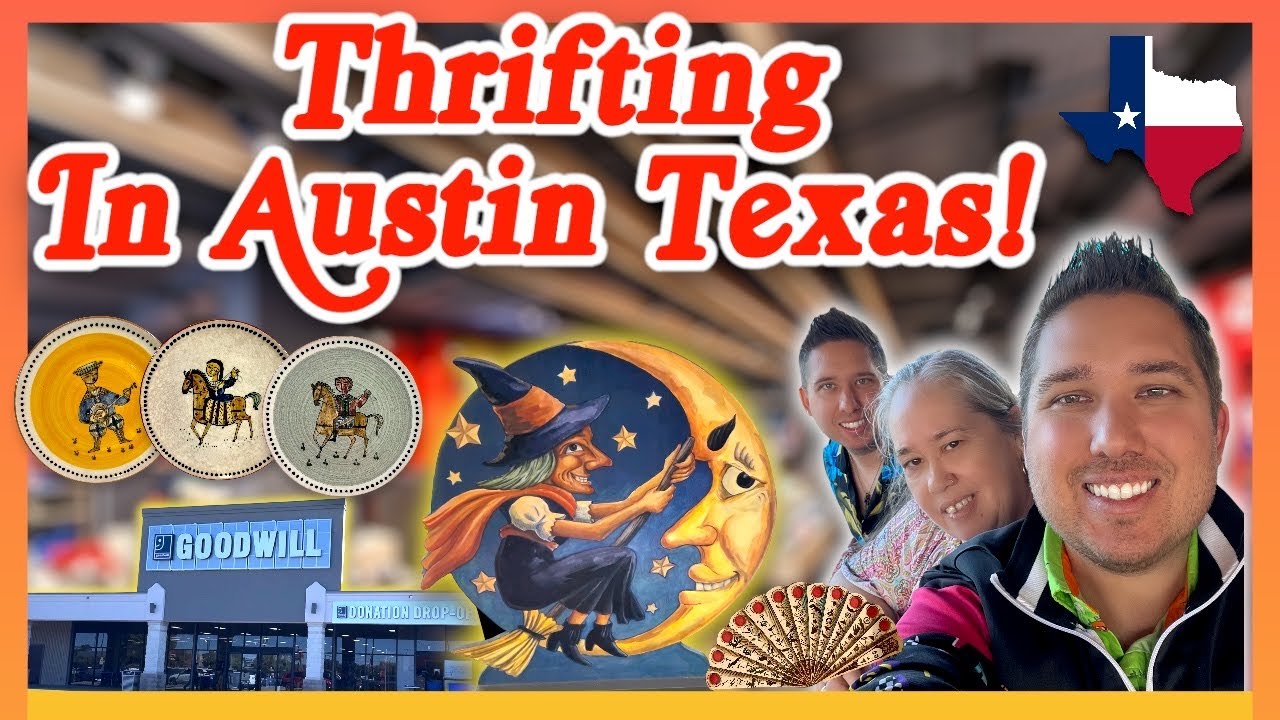 Thrifting in Austin! Shopping & Haul Goodwill Outlet Bins, Thrift Town