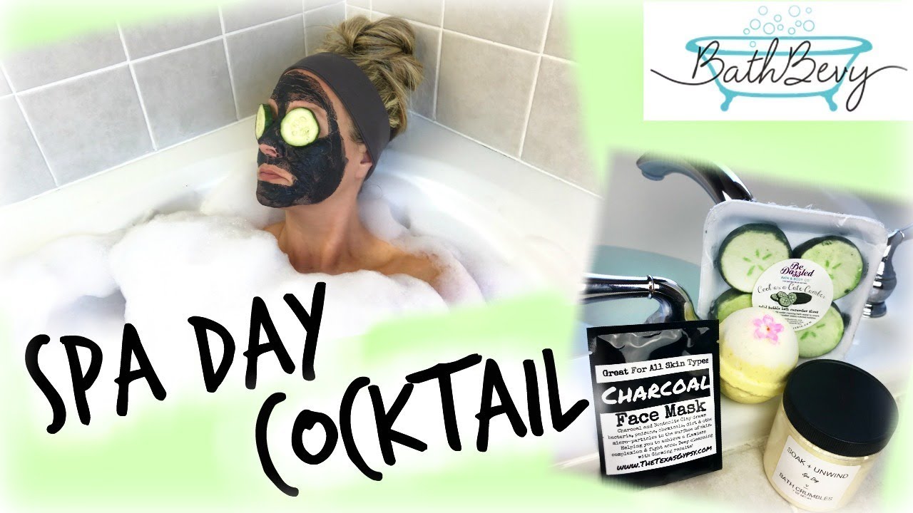 BATH BEVY BOX March “Spa Day” 🛁 Demo & Review in Jetted Tub *Bath