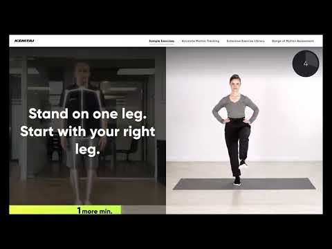 Kemtai Computer Vision for Physio & Fitness Demo | Kemtai