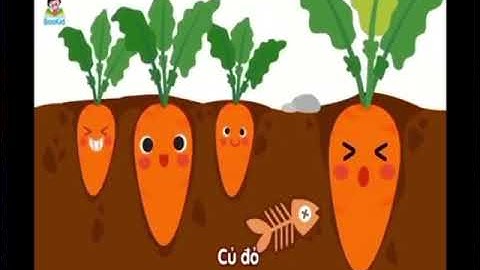 Lĩnh vực PTNT: NBPB "củ su hào - củ cà rốt" Nhà trẻ 24-36 tháng