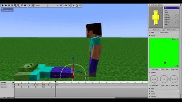 Simple Kick Speed Making (Minecraft animating Mine-imator)