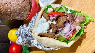 Homemade Beef Shawarma Wraps With Mayochup Sauce Arabic Style Beef Doner Beef And Veggies Wrap