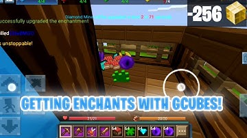 Getting MAX ENCHANTS WITH GCUBES in Bedwars! (Blockman GO: Blocky Mods)