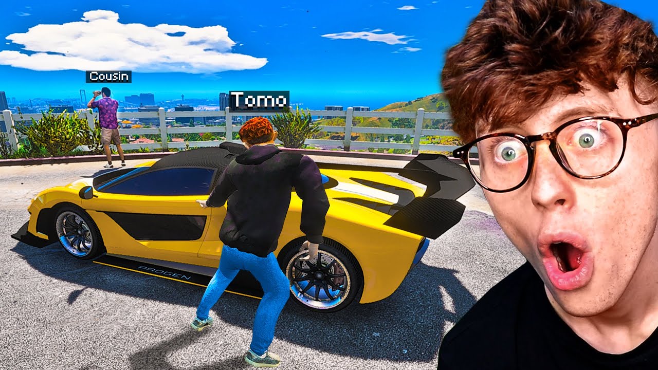 I Stole My Cousin's SUPERCAR In GTA 5 RP..