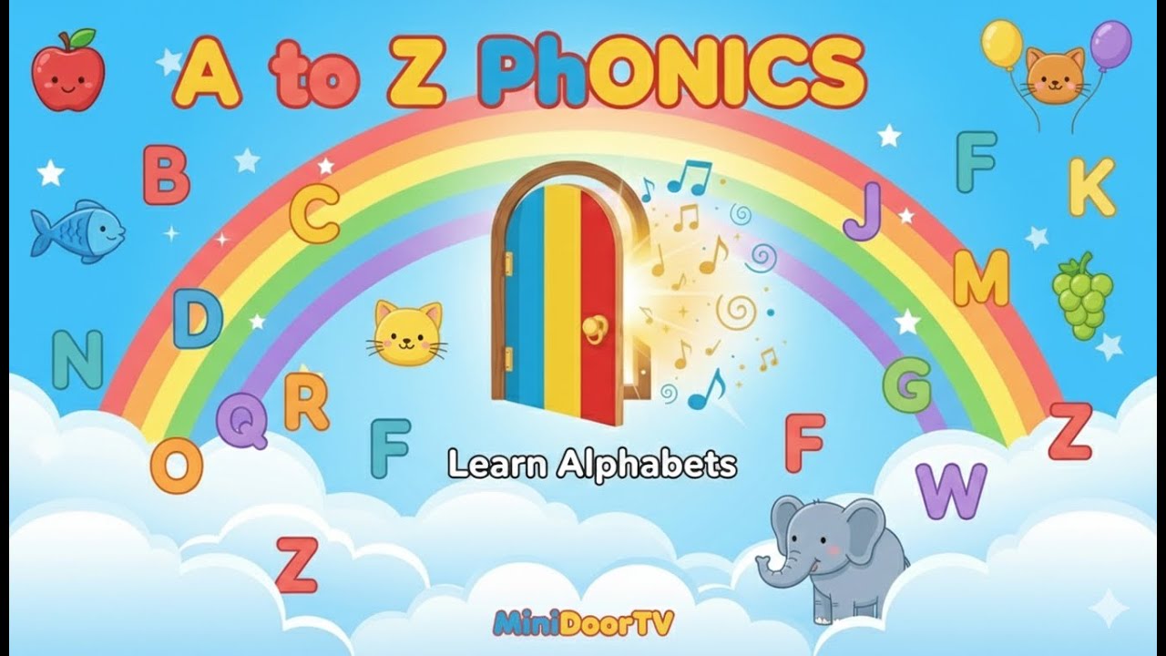 Phonics Song | ABC Song | Alphabet Song | Learning Videos for Kids | Nursery Rhymes | MiniDoorTv