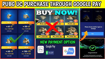 Pubg UC Buy Through Google Pay 😱 | Pubg Uc Buy Problem Fix | How To Purchase Uc In Pubg