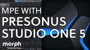 Use MIDI Polyphonic Expression (MPE) in Presonus Studio One Five