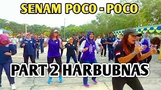 Senam poco2 di acara HARBUBNAS 2018