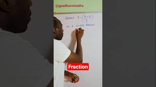 Simplifying Fraction #fraction #simplify #mathswithgpad #igcse #sat #gcse #maths