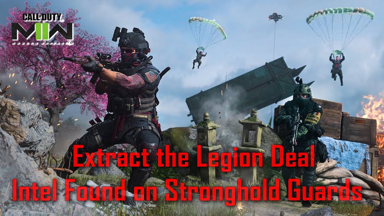 Extract the Legion Deal Intel Found on Stronghold Guards Call of Duty Warzone 2 Season 3 YouTube