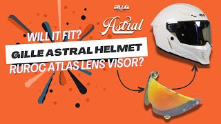 Will a Ruroc Lens Visor Fit My Gille Astral Helmet? Compatibility Test! #editmoto #gille #ruroc