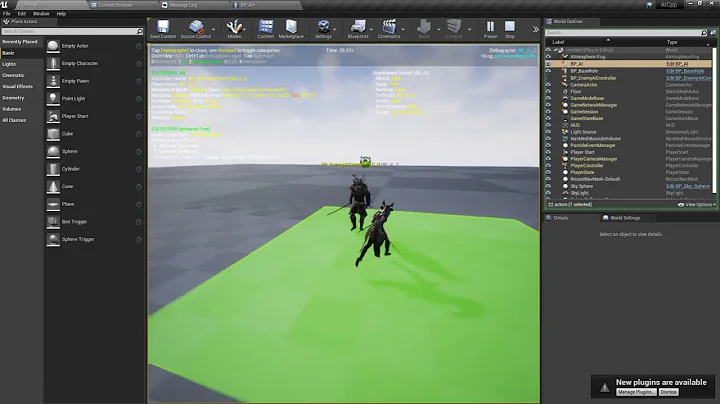 Unreal C++ AI Behavior Tree Demo
