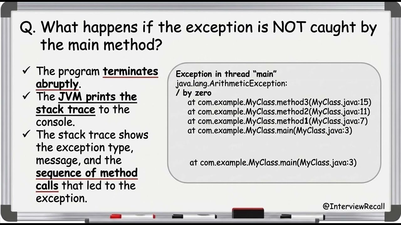 Core Java Interview Questions & Answers | Exception Handling | Java Backend Interview Prep | Part 3