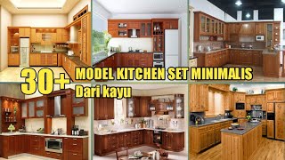 30  model kitchen set minimalis dari kayu