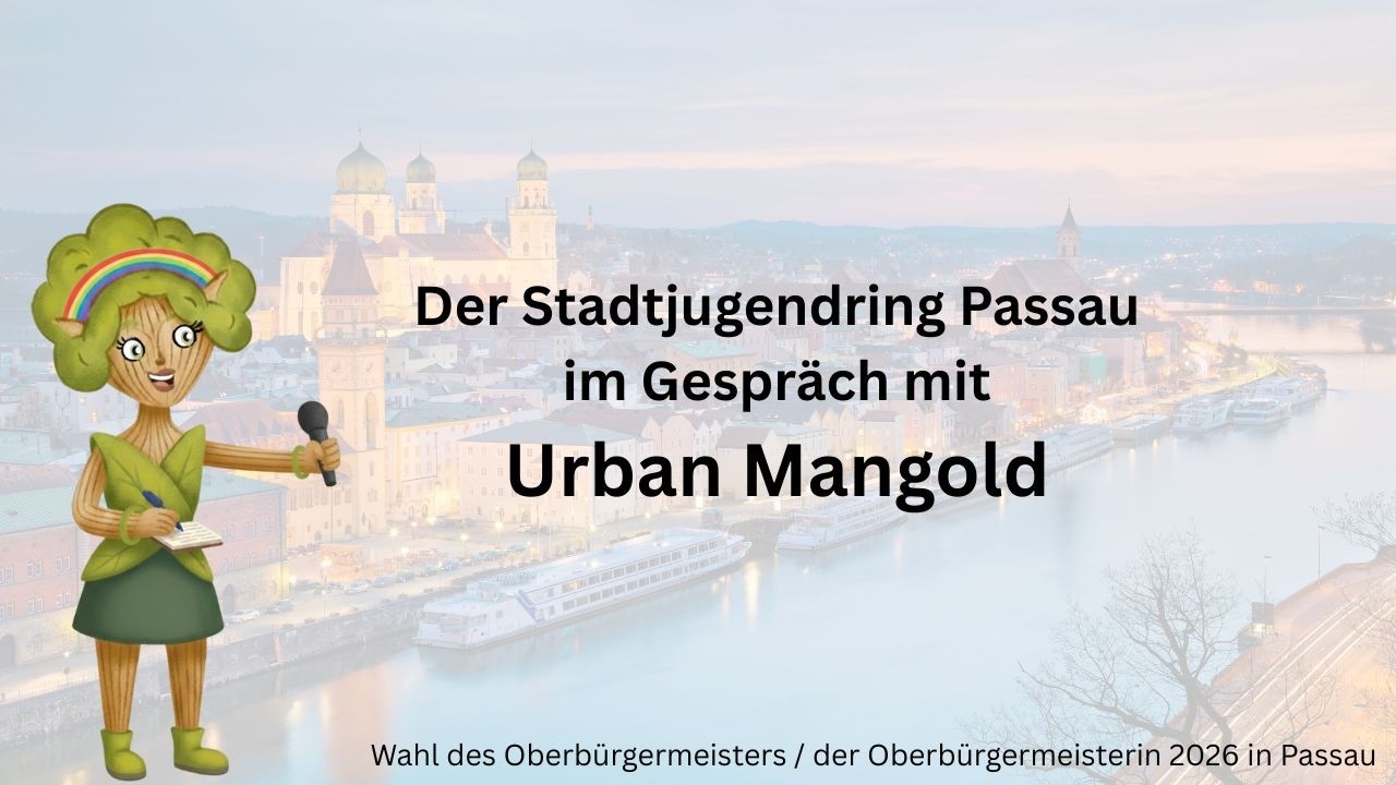 Urban Mangold im Gespräch mit dem Stadtjugendring Passau