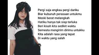 Fiersa Besari waktu yang salah cover by Hanin Dhiya (Lyrics)