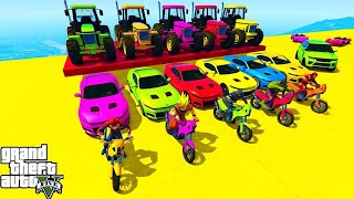 GTA V NEW EPIC monster truck racing SUPERHERO HULK Ironman goku suv GTA v