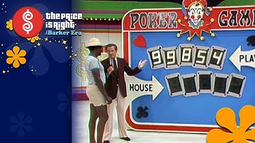 Bob Barker Quizzes a Fun Contestant Before a Hand of POKER GAME - The Price Is Right 1983
