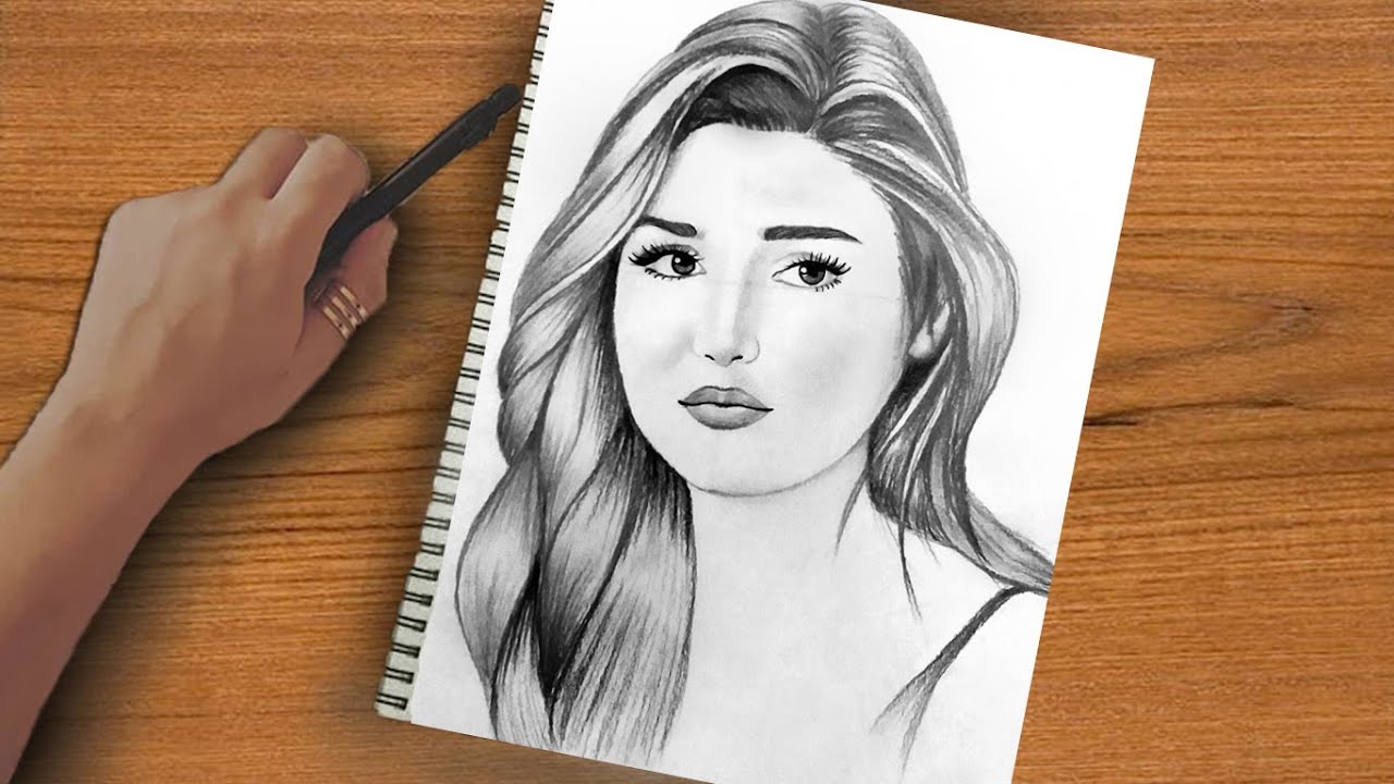 رسومات بنات حقيقية بالالوان الانستجرام