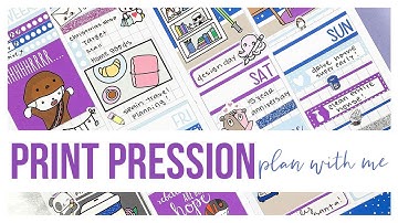 Plan With Me | Print Pression Weeks | Star Wars Premiere!