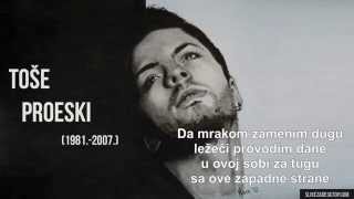 Toše Proeski - Soba za tugu (tekst/lyrics) chords