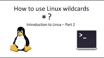 How to use linux wildcards