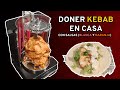 KEBAB CASERO de POLLO hecho en CASA con SALSAS BLANCA y NARANJA | CON y SIN máquina