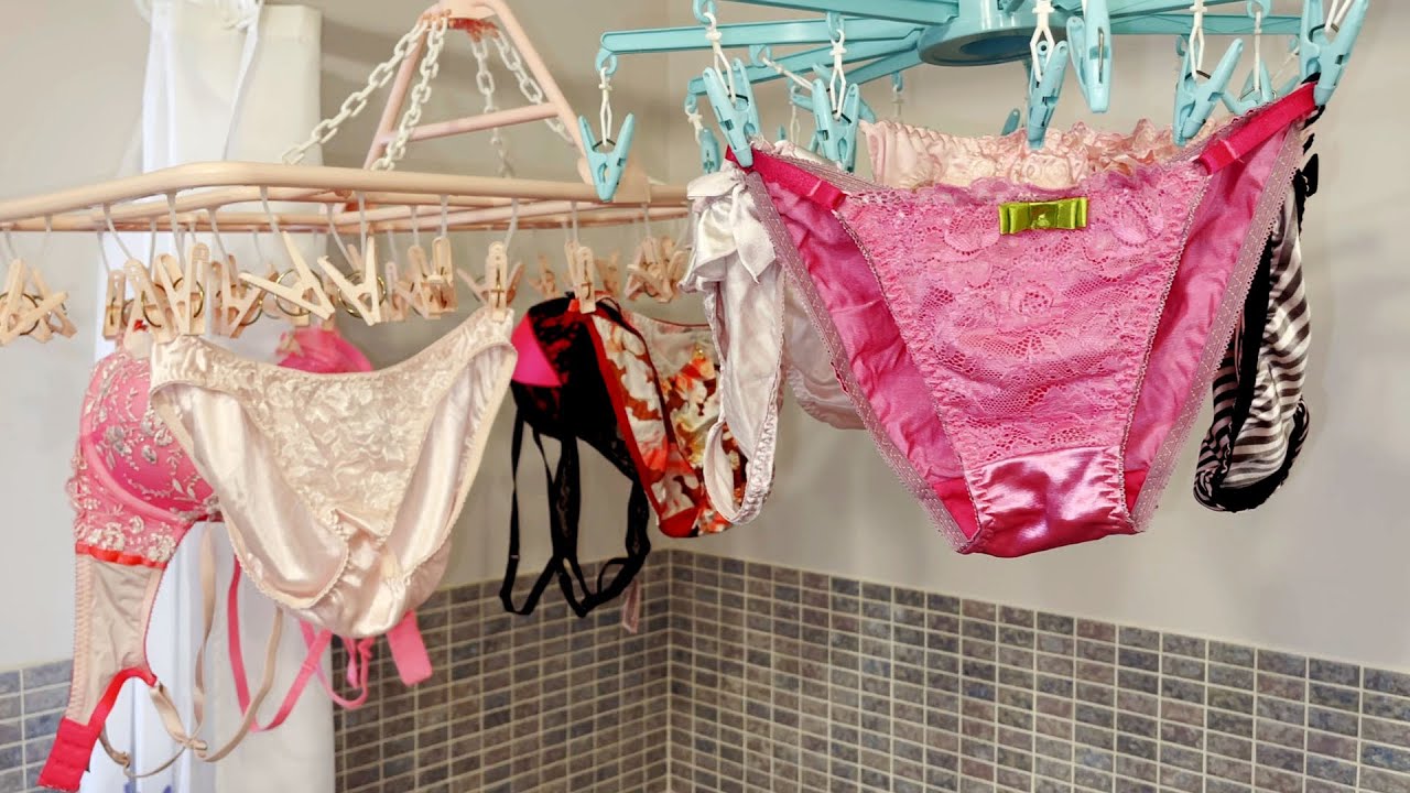 Wash and Dry - Hanging Underwear Clip Rack #3, Lingerie Underwear  Collection