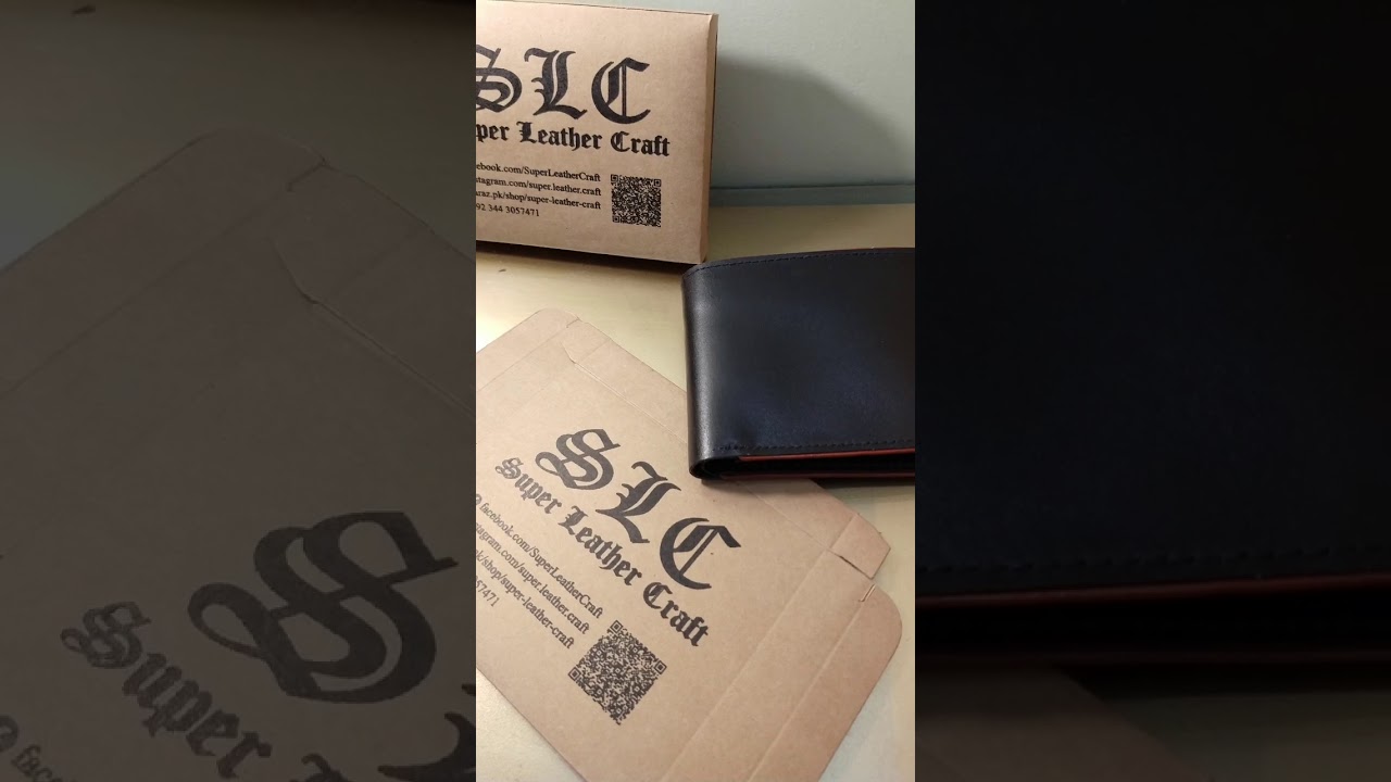 Cow split leather Wallet ( Super Leather Craft )