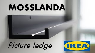 How to Install an IKEA Mosslanda picture ledge