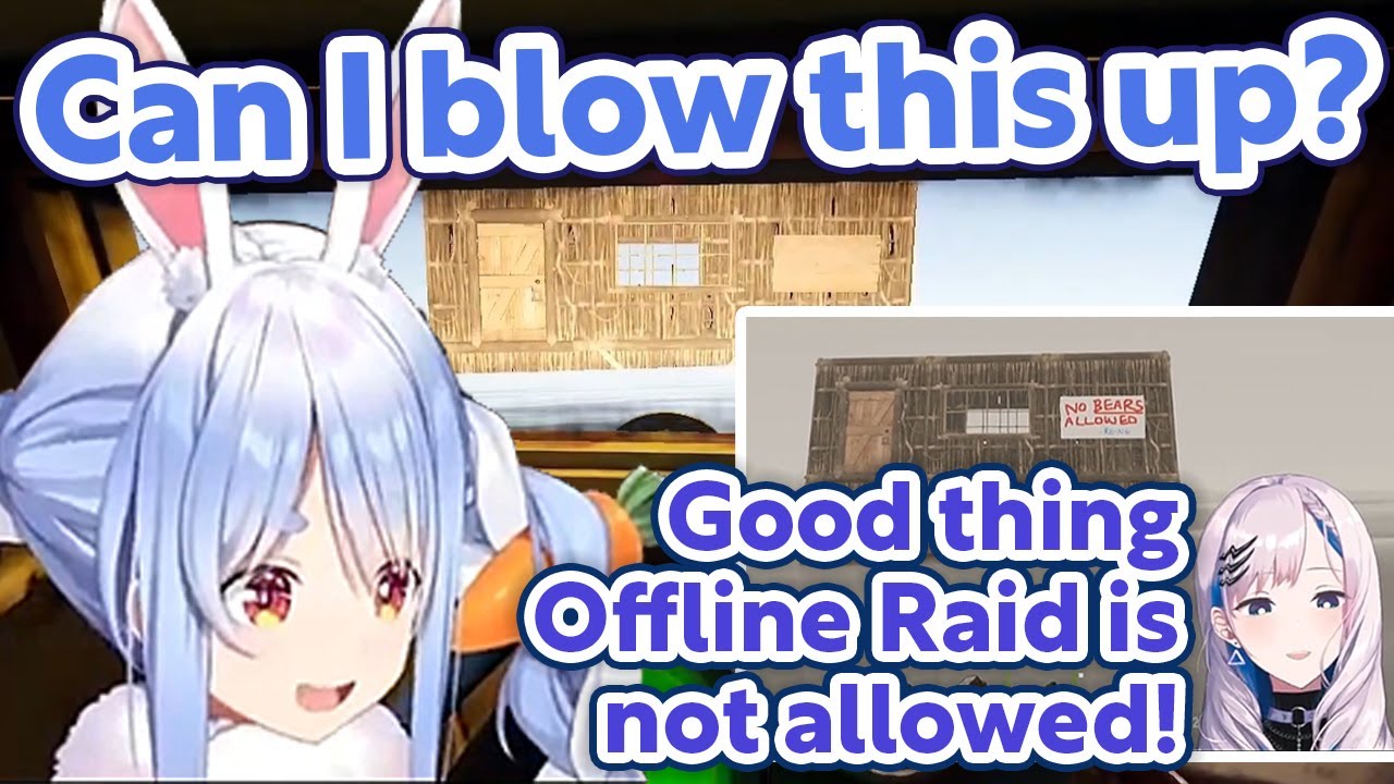 Reine was saved from being blown up by Pekora because she was offline ...