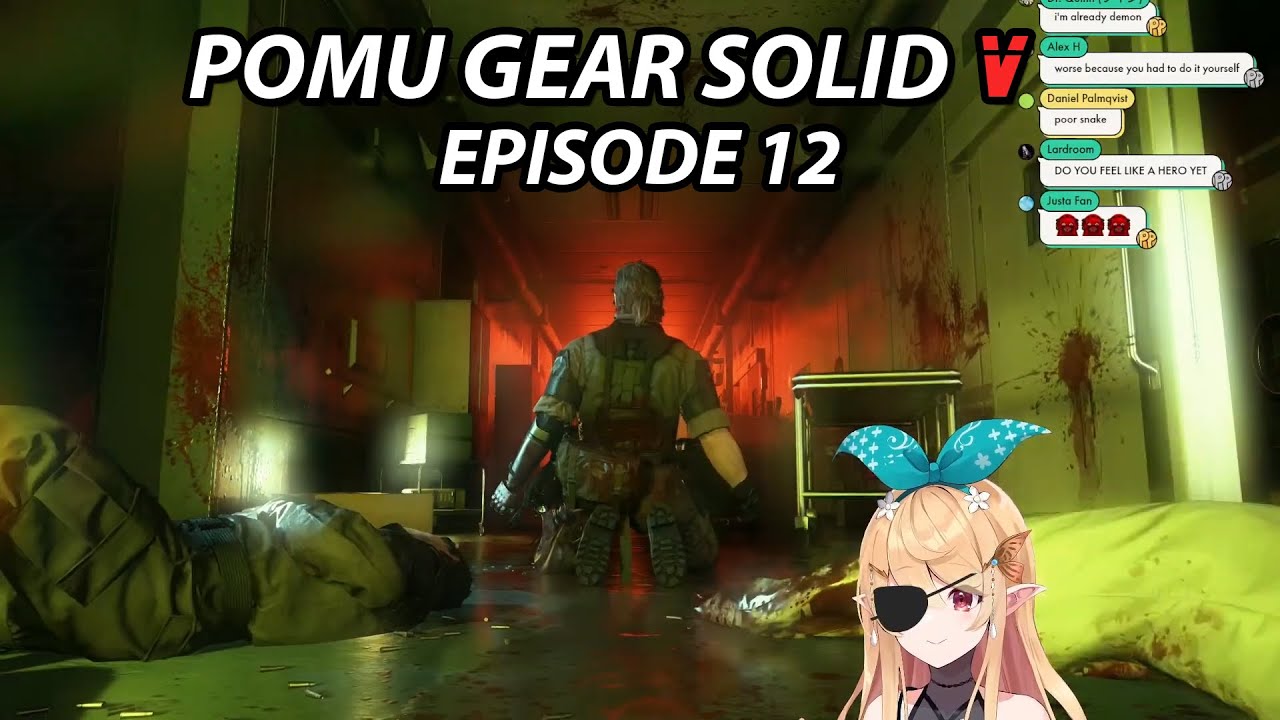Pomu Rainpuff играет в Metal Gear Solid V (Highlights EP12: Shining Lights, Even In Death)【NIJI EN】