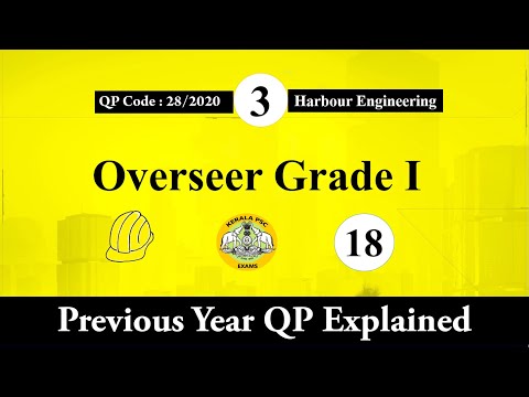 Part 18- Kerala PSC Overseer Gr I/Draftsman-I Previous year QP in KPSC | whatsapp 6282322502