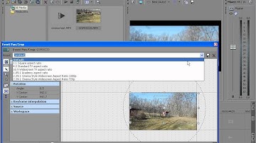 sony tutorial: pan/crop and track motion in sony vegas movie studio