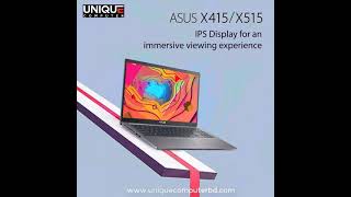 ASUS X415 / X515 Laptop || Unique COmputer || ASUS LAPTOP SHOWROOM SYLHET