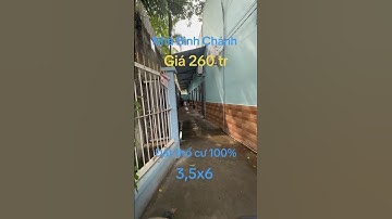 Nhà Bình Chánh đường Đinh Đức Thiện vào 200 mét cách khu công nghiệp Cầu Tràm.chợ Rạch Kiến 700 mét