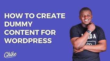 How to Create Dummy Content for Wordpress Blog, Woocommerce Shop