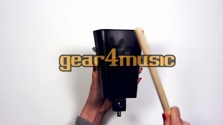 DP Music 6-Inch Metal Cowbell With Beater - Loud Noise Maker For Sports Games & Events
