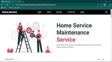 How to Add HTML and CSS to ASP.NET MVC Application| Home Service Project In MVC |Clever Learning|#2