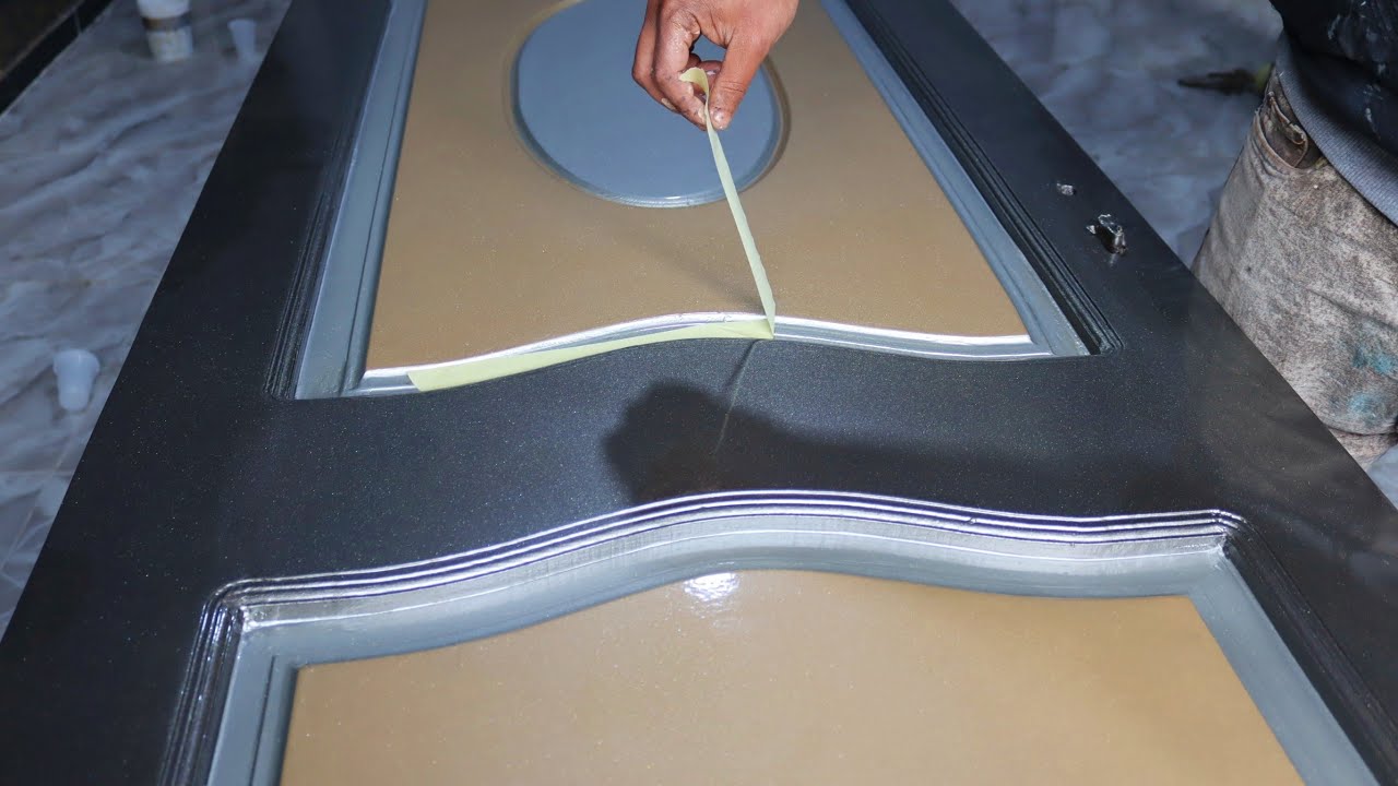 دهان باب خشب دوكو  - مميز يناسب منزلك الجميل من البدايه للنهايه