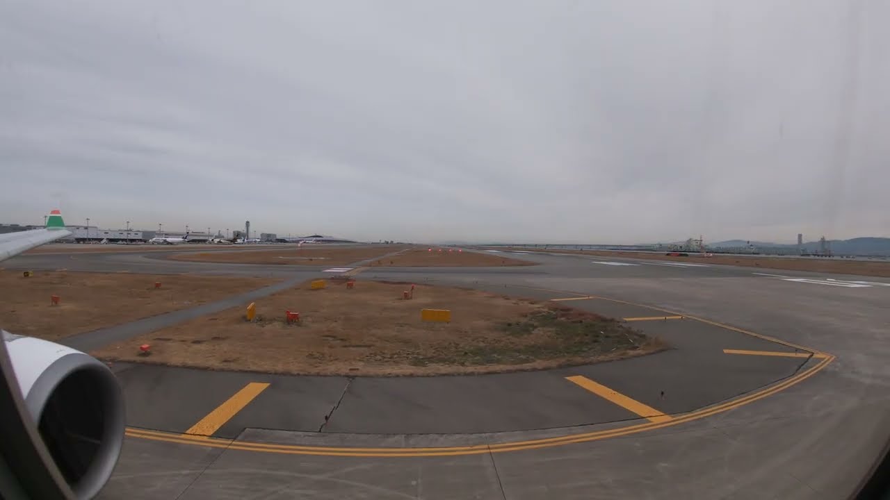 Departing Osaka Kansai International Airport