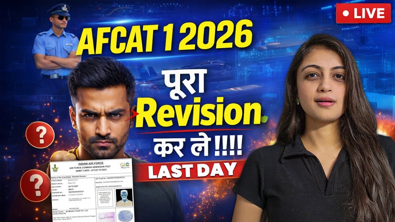 Complete GK Revision for AFCAT 1 2026