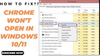 Fix Chrome Won’t Open in Windows 10 or 11
