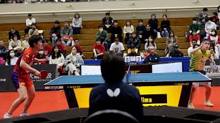 琉球アスティーダ vs 静岡ジェード ノジマTリーグ2024-2025 2025年03月01日(土) 福岡市民体育館【卓球 Tリーグ公式】