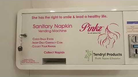 Automatic Coin Operated Sanitary Napkin Vending Machine