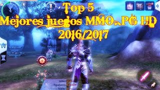 TOP 5 Mejores Juegos 3D MMORPG en Alta Resolución | Android  | 2016/2017 | Link de Descarga