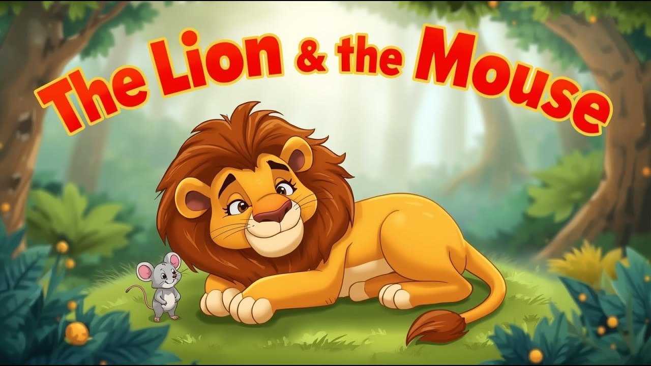 The Lion and the Mouse | Kids Bedtime Story | Moral Stories 
